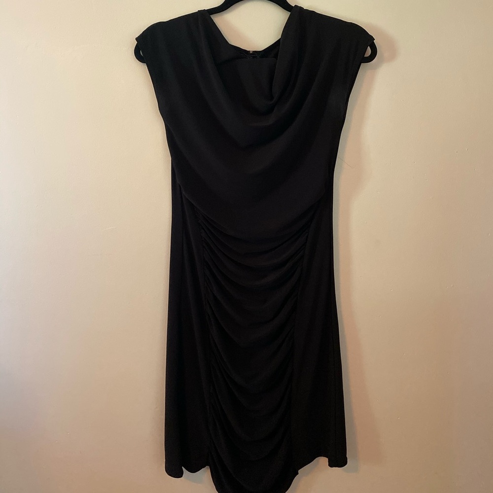 Drapey Black Dress by Star Vixen